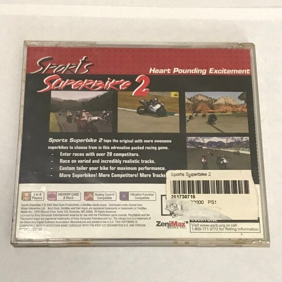 PS1 Sports Superbike 2 Playstation 1 - Picture 2 of 3